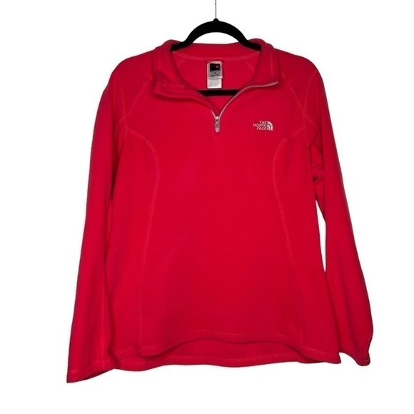 The North Face Quarter Zip Pullover Fleece Sweater Large - Picture 1 of 7